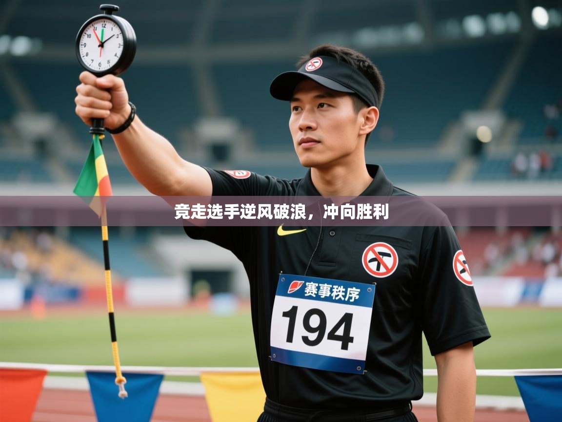 竞走选手逆风破浪，冲向胜利  第1张